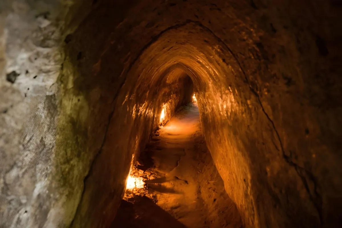 Cu Chi Tunnels and Gun Shooting Experience