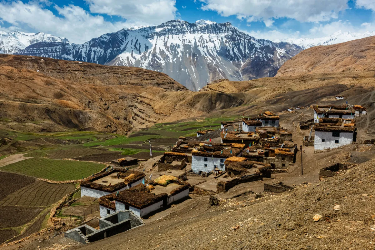 Komic Village in Himalayas